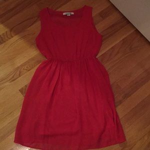 Red forever 21 summer dress